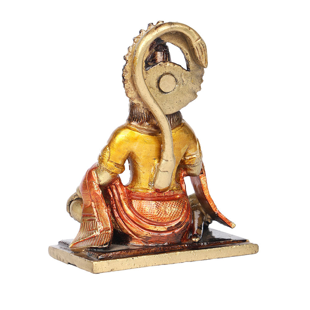 4.4 Inch Lord Hanuman Brass Idol