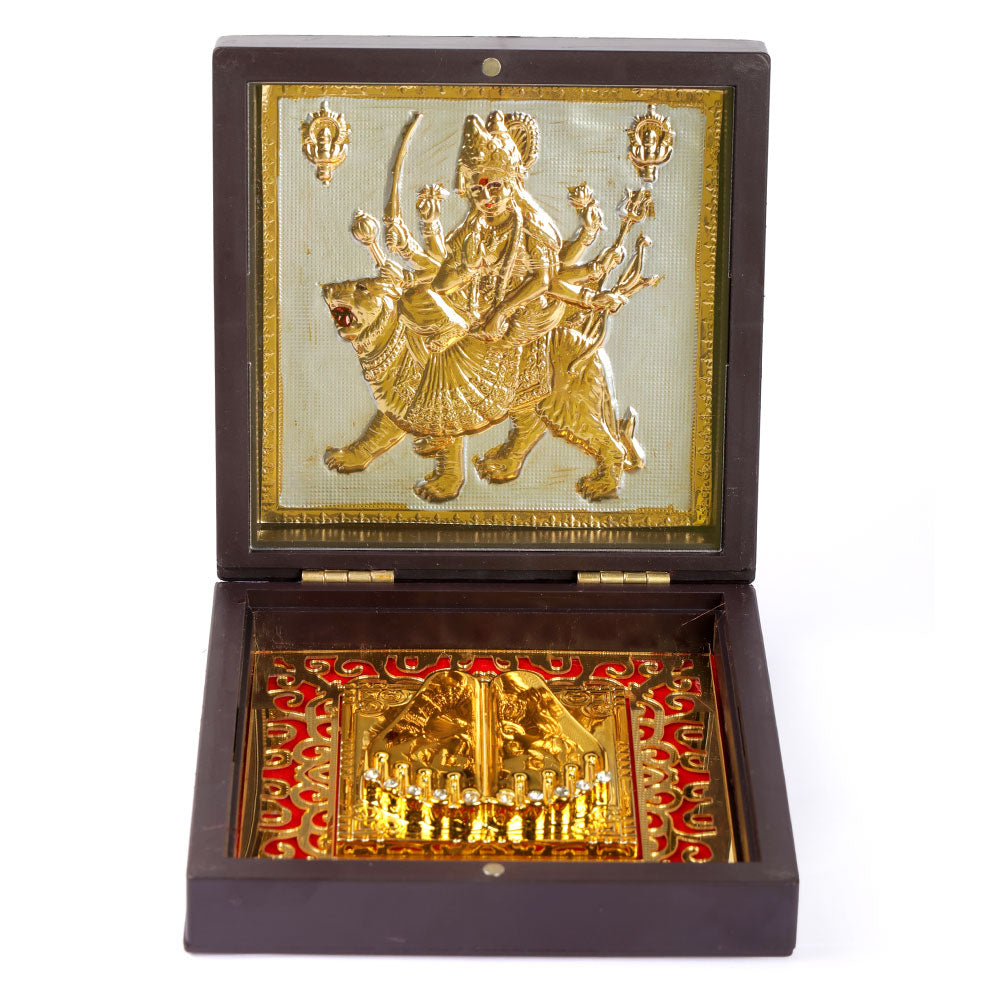 Jai Mata Di Charan Paduka Box - Medium