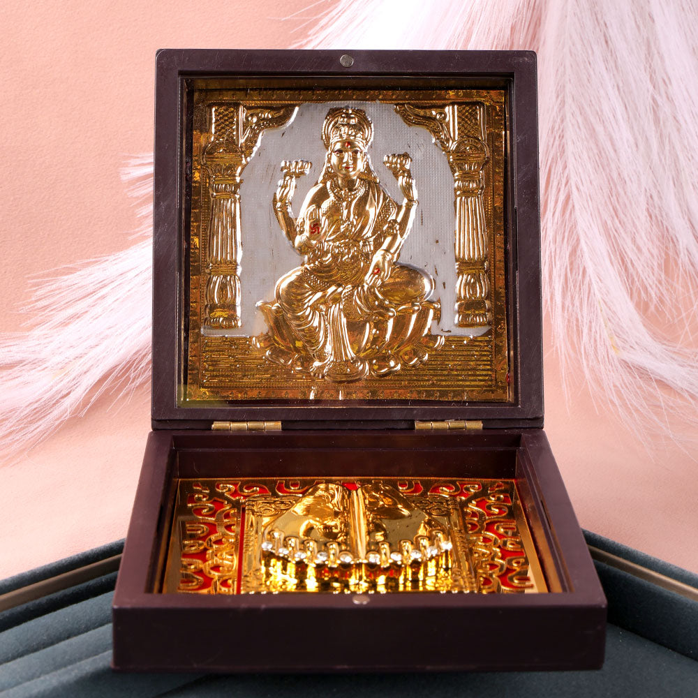 Lakshmi Mata Charan Paduka Box - Medium