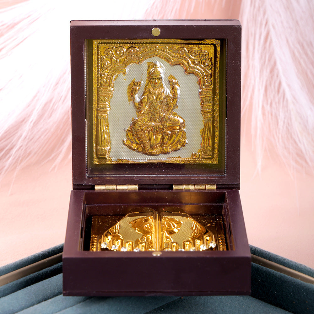 Lakshmi Mata Charan Paduka Box - Small