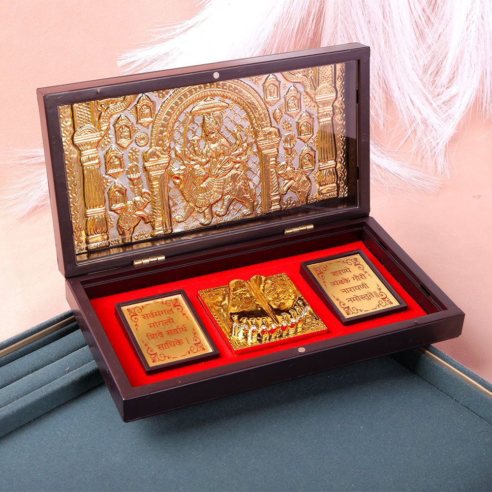 Jai Mata Di Charan Paduka Box - Big