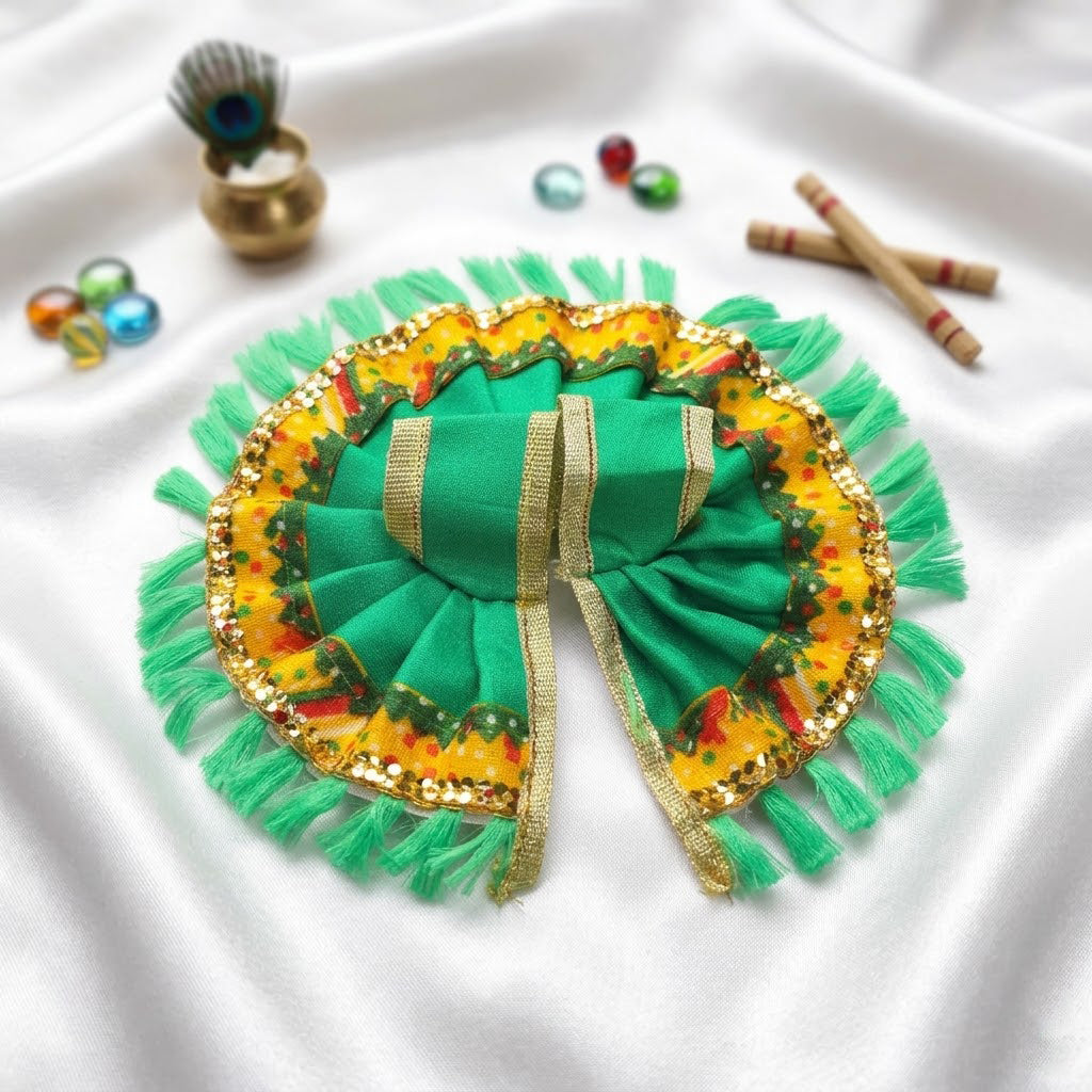 Size No.1 Handcrafted Festive Laddu Gopal Dress