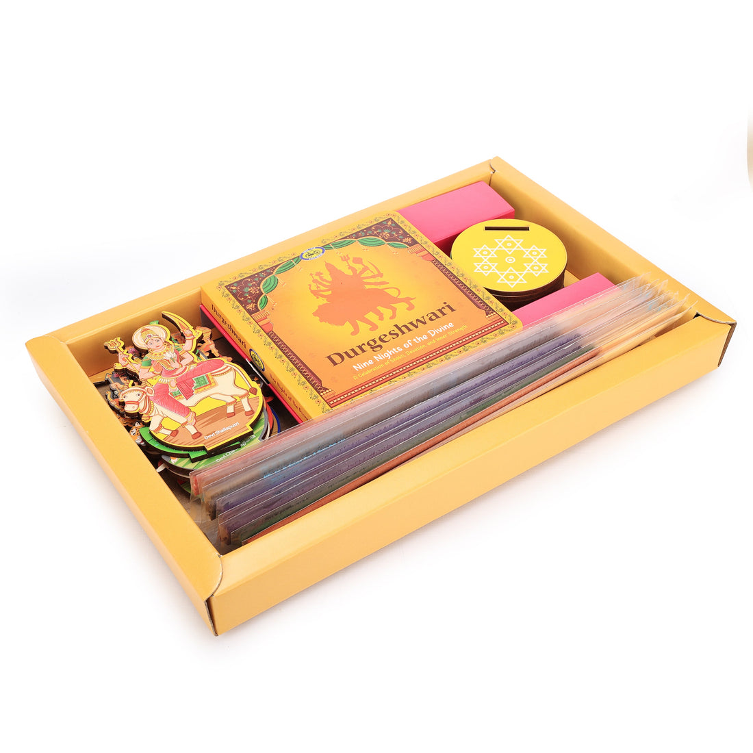 Durgeshwari Navaratri Pack with Book – Celebrating the Nine Divine Forms of the Goddess