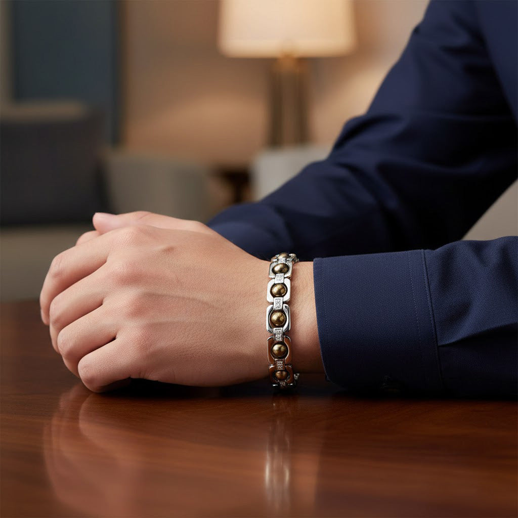 Silver Plated Pyrite Bracelet Premium Spiritual Wear