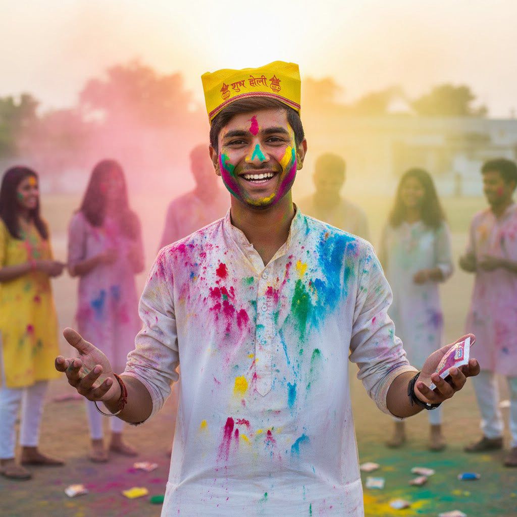 Shubh Holi Caps