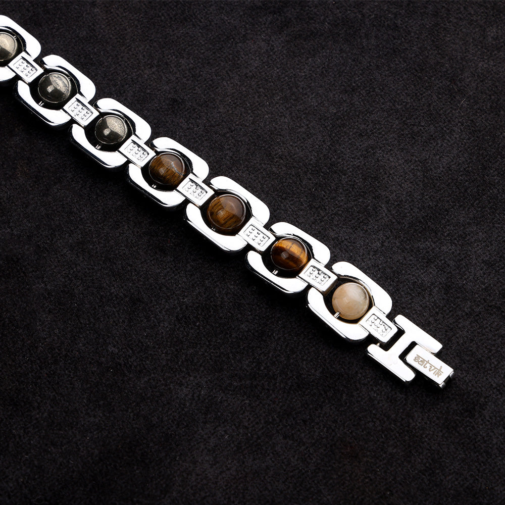 Silver Plated Money Magnet Bracelet Unisex Spiritual Wear