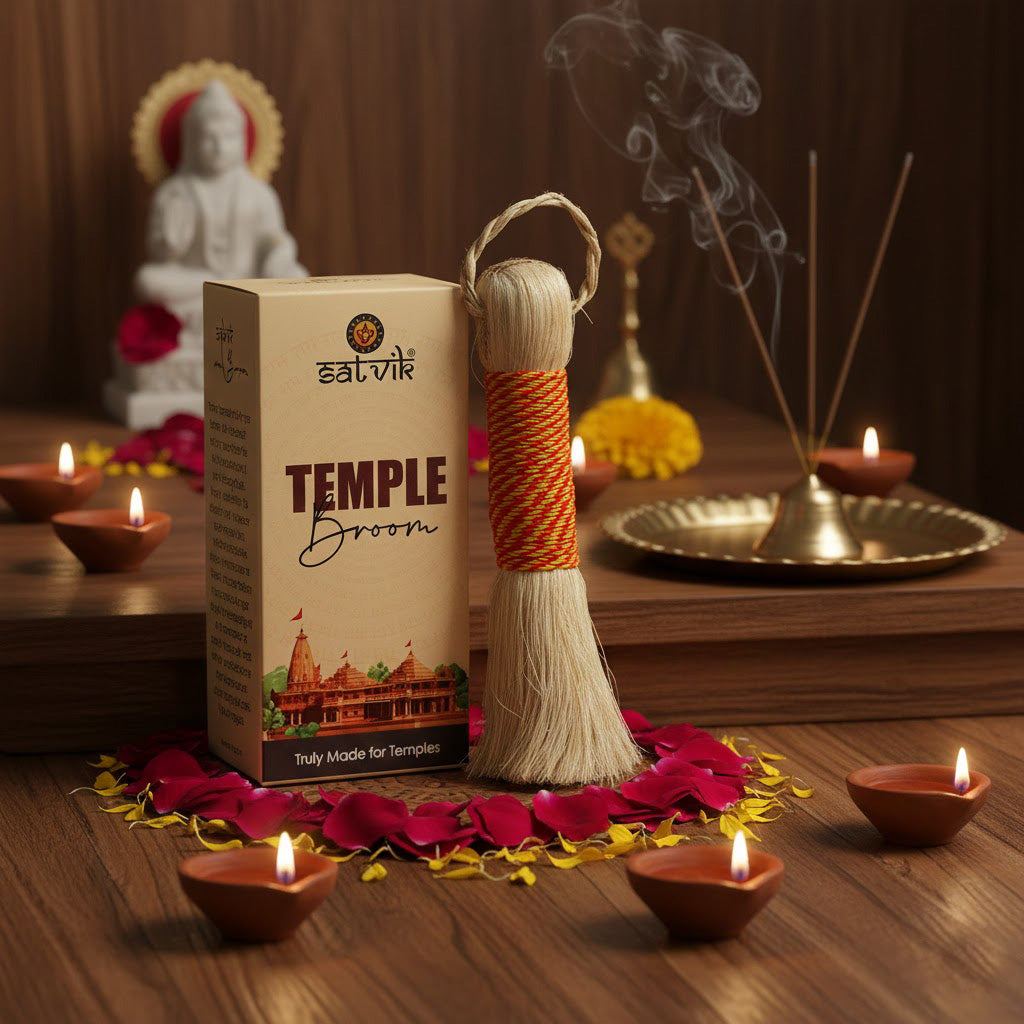 Auspicious Temple Banana Broom (Small)