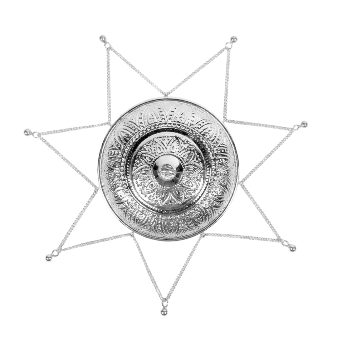 925 Hallmark 4 Inch Durga Mata Chhatra