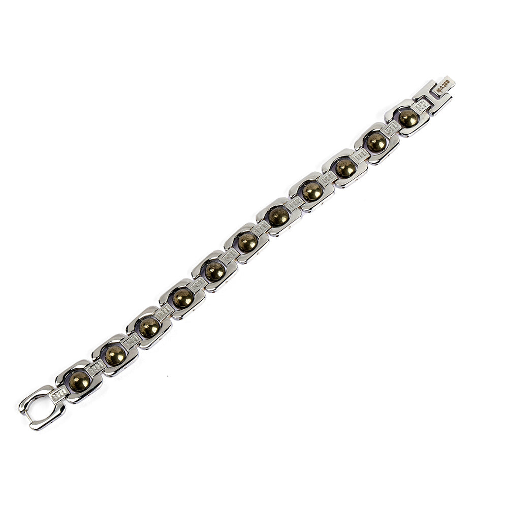 Silver Plated Pyrite Bracelet Premium Spiritual Wear