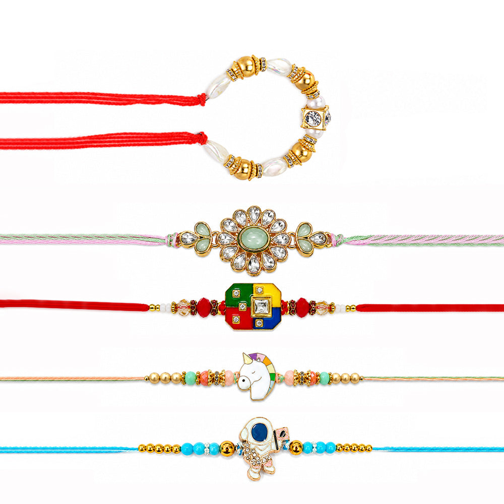 The Family Favorites Rakhi Pack (Set of 5)