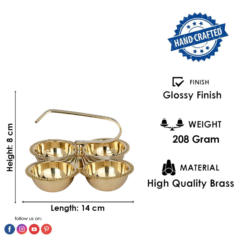 Traditional Designer Brass Chaumukh