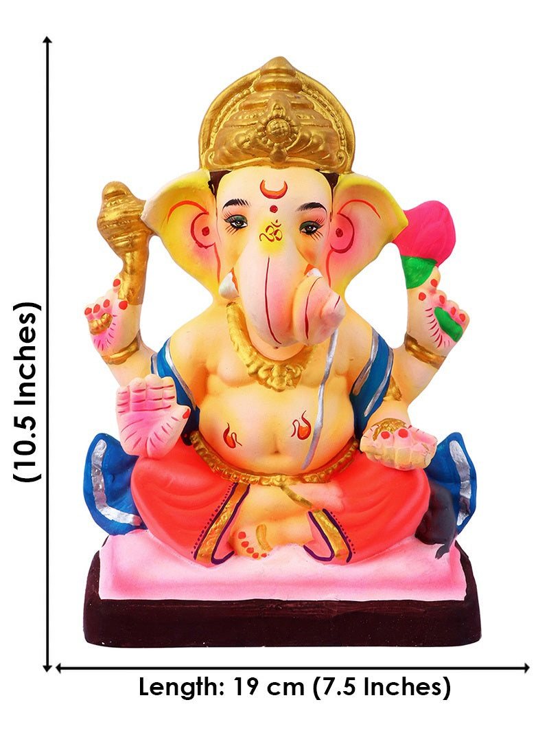 10 Inch Eco-Friendly Ganesha Idol