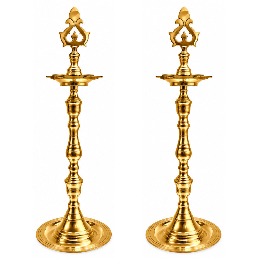 21 INCH Brass Kerala Chandarbalyam Samai Diya