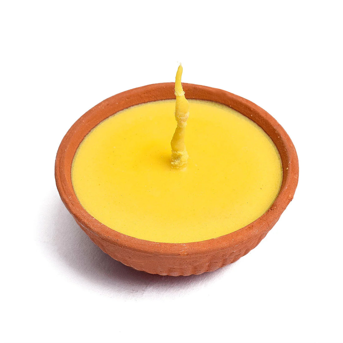 Pure Cow Ghee Akhand Jyot 12 to 14 Hours Burning Clay Diya Pack of 1