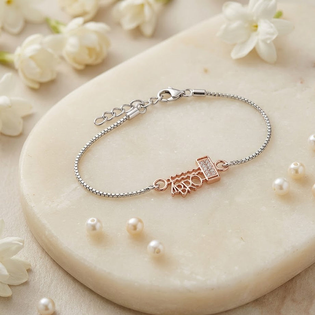 925 Sterling Silver BRO with Hammer Motif Rakhi