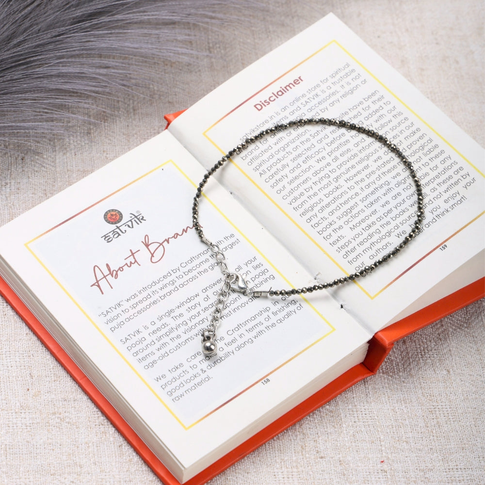 Raw Pyrite Bracelet & Anklet Combo | Wealth Attraction & Prosperity Energy