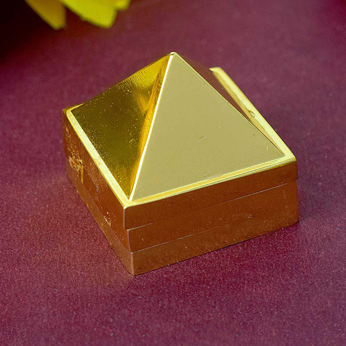 Brass Vastu Pyramid (Vastu Devta Yantra) featuring 45 deity zones, designed to balance energy flow, correct Vastu dosh, and bring prosperity and peace to any space.
India’s Largest Pooja Accessories Brand - www.satvikstore.in