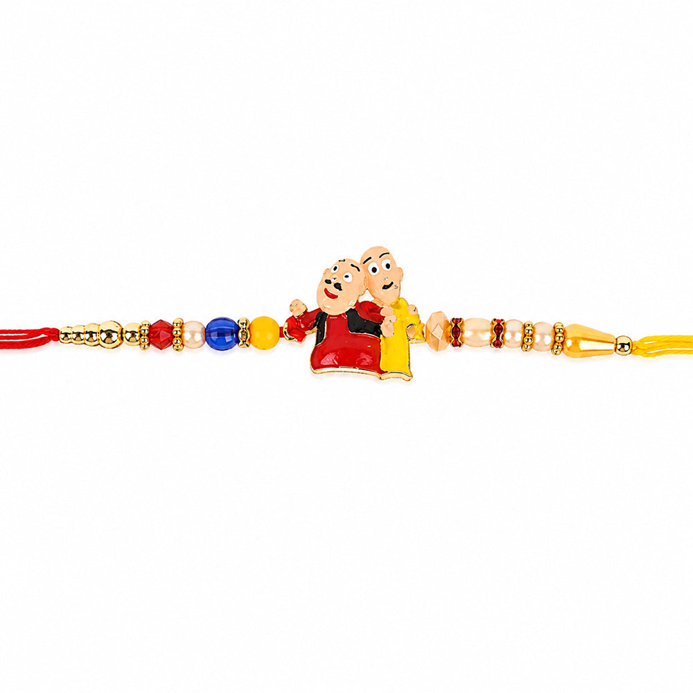 Fun Motu Patlu Cartoon Character Kids Rakhi