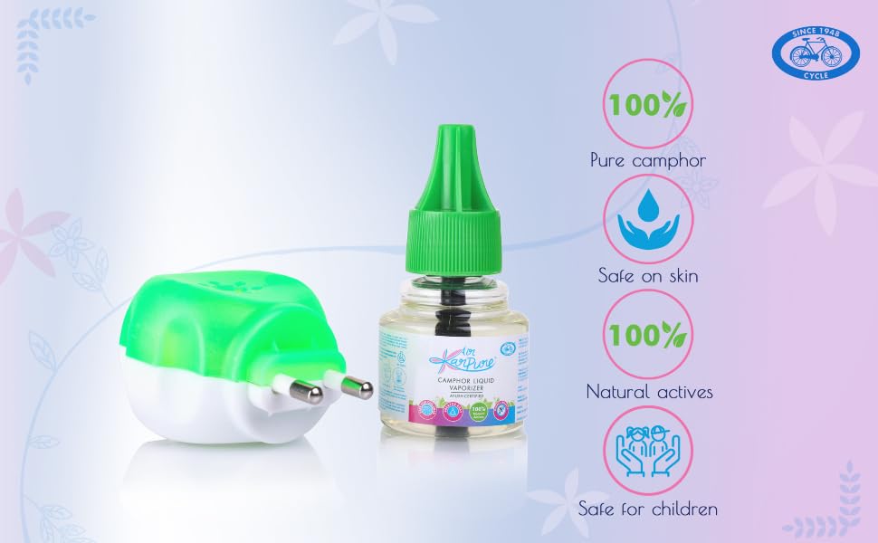Camphor Liquid Vaporiser Refill - Pack of 6