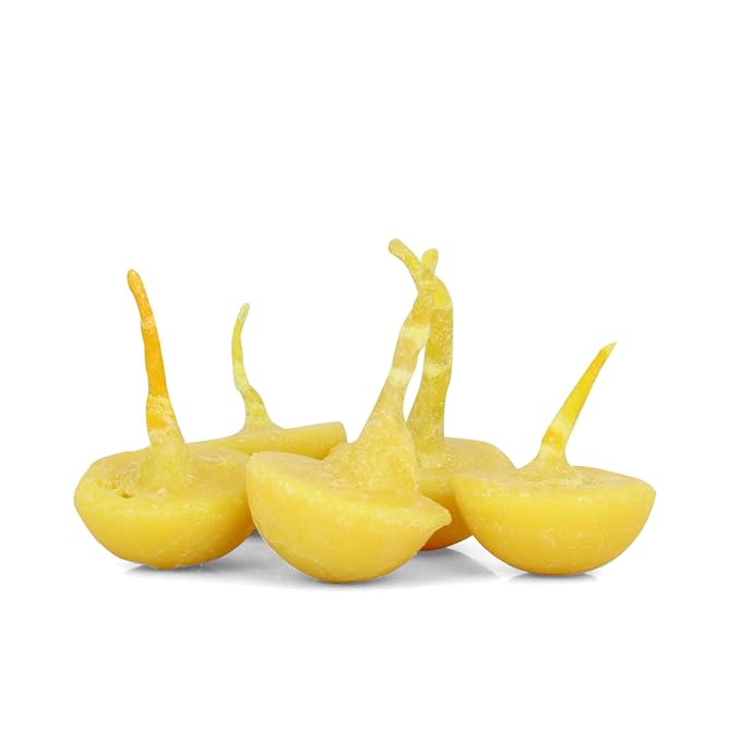 50 Pc Pure Cow Ghee Diya Wicks (Wax Free)