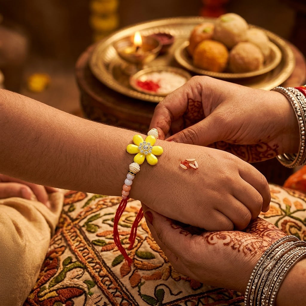 Artistic Premium Designer Rakhi Combo (Set of 5)