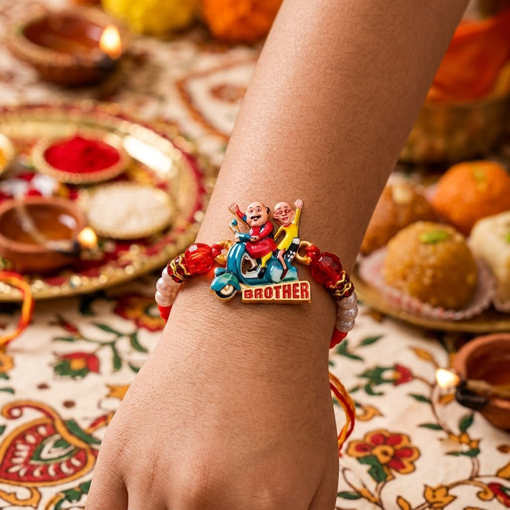 Exquisite Family Rakhi Combo (Set of 5)