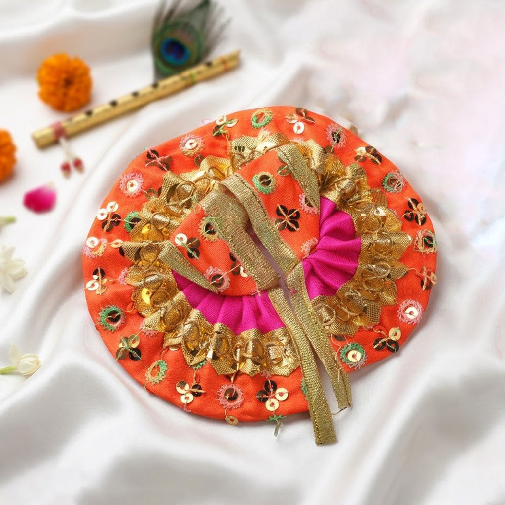 Size 1 Designer Dual-Tone Laddu Gopal Dress