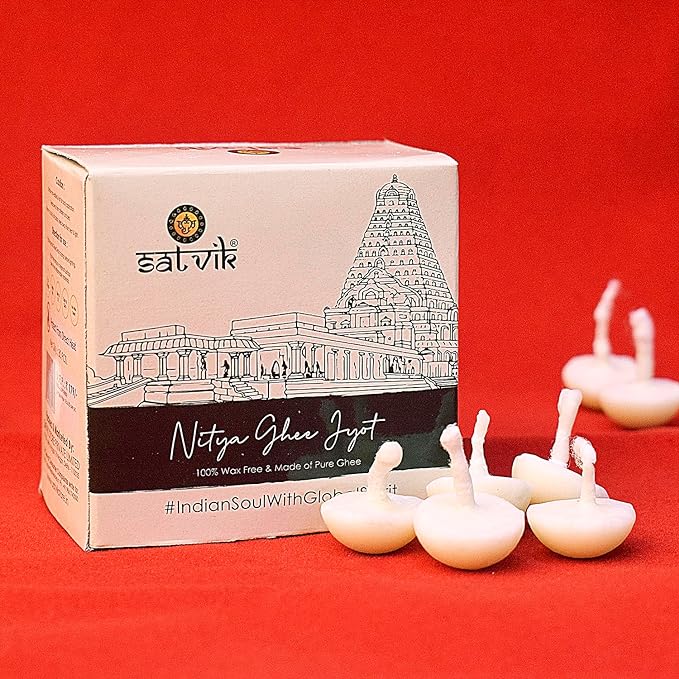 30 Pc Pure Ghee Diya Wicks (Wax Free)