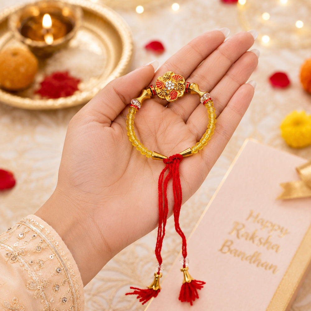 Divine Spiritual Family Rakhi Combo (Set of 5)