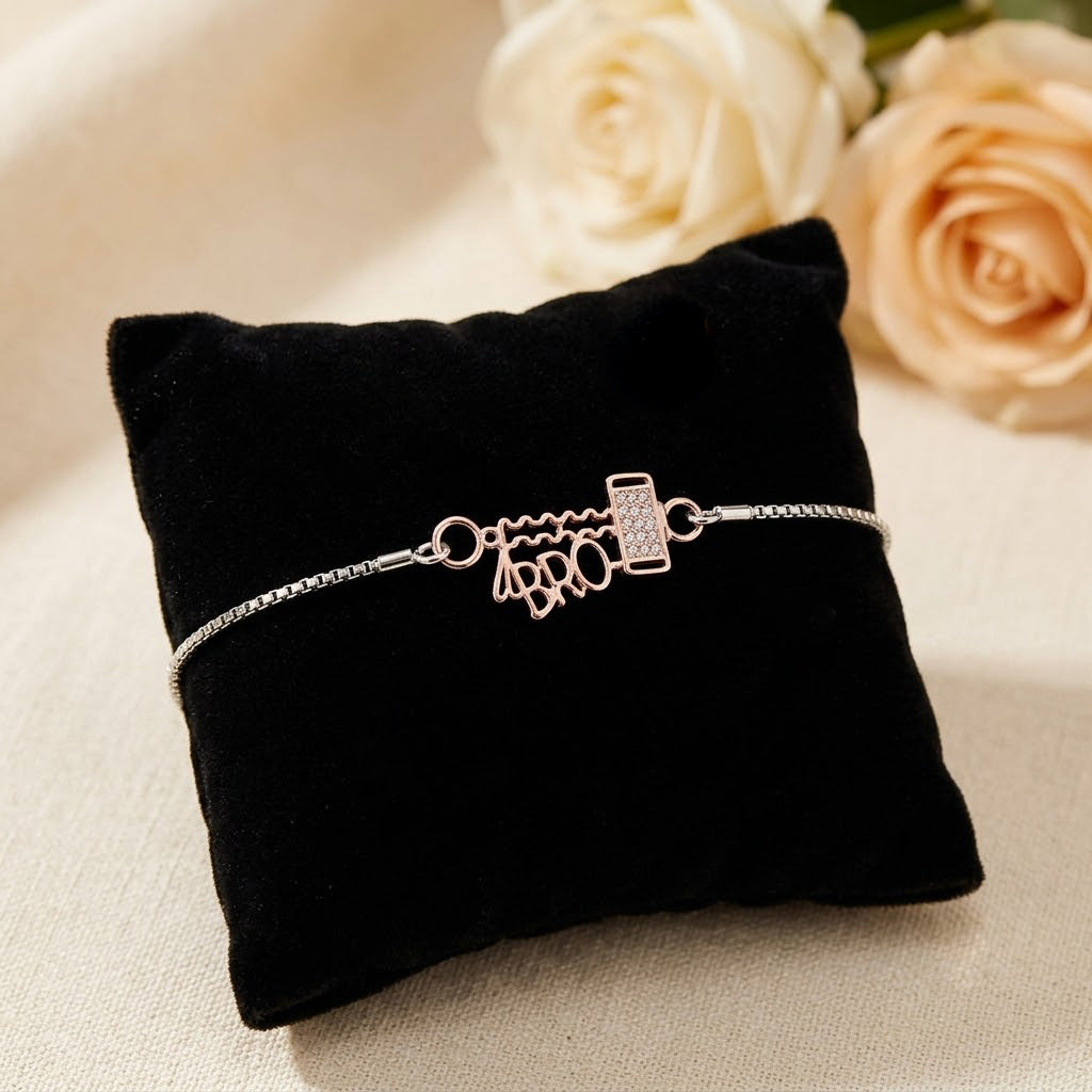 925 Sterling Silver BRO rakhi | India’s Largest Pooja Accessories Brand – www.satvikstore.in