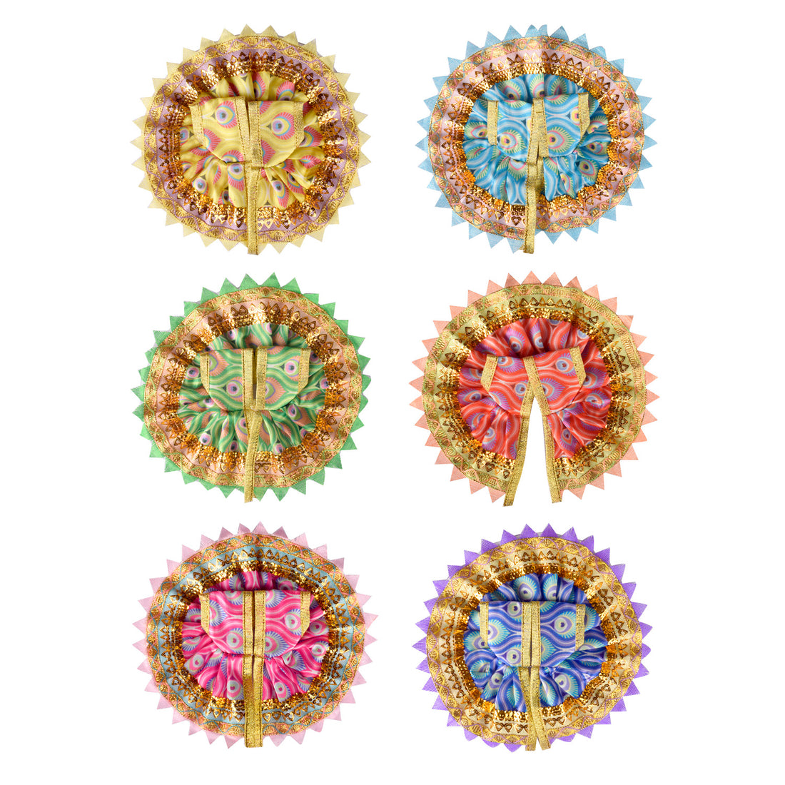 Festive Laddu Gopal Outfits (Sizes Available 0 to 2 No.)