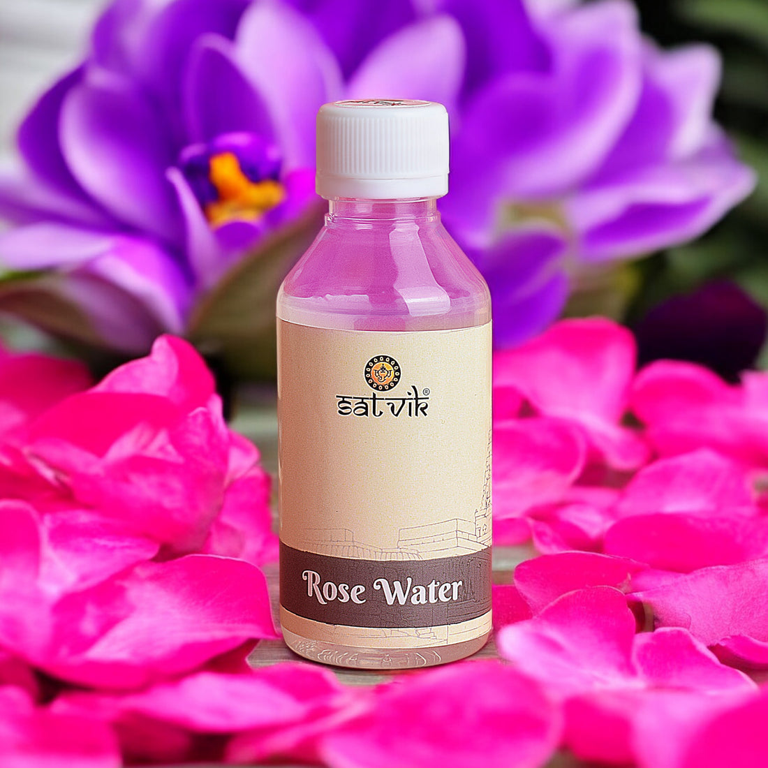 100% Pure and Natural Rose Water (Gulab Jal)-100ml