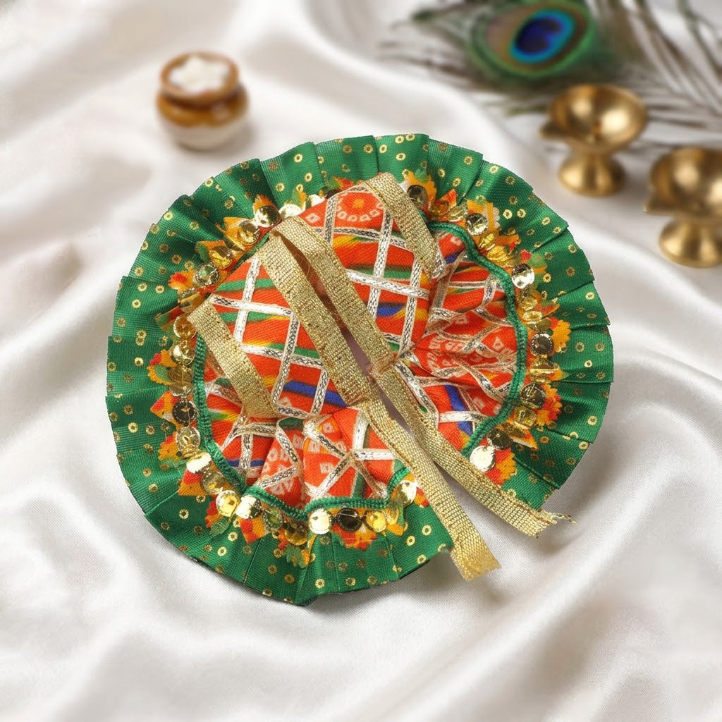 Bandhani Print Laddu Gopal Dress | Indiaβs Largest Pooja Accessories Brand β www.satvikstore.in