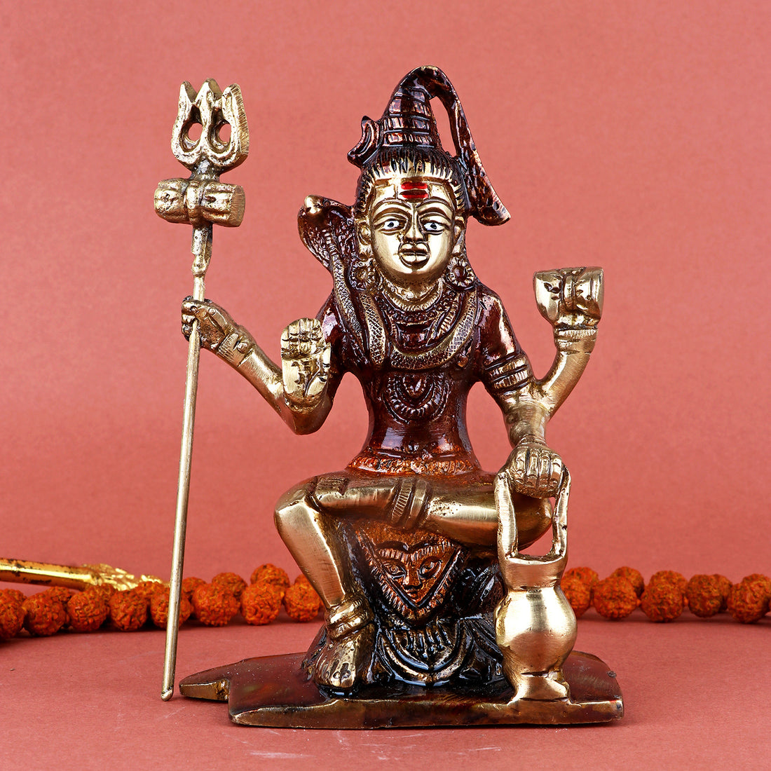 3 Inch Brass Shiv Ji/Bholenath Idol