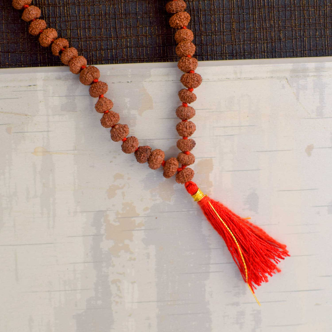 9 Mukhi Pathariya Rudraksha Mala 7-8mm