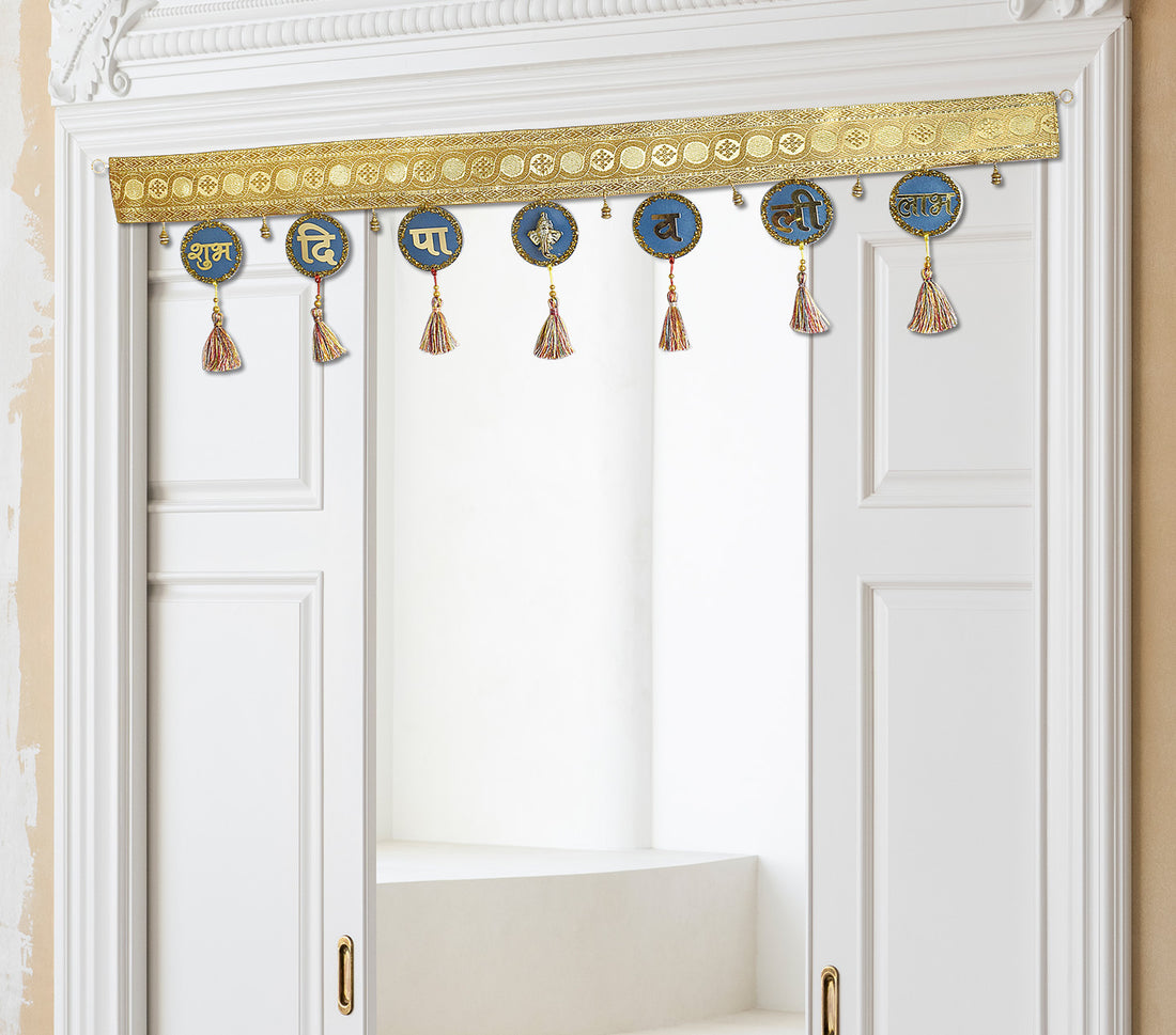 Resin Toran For Door Decoration (Blue)