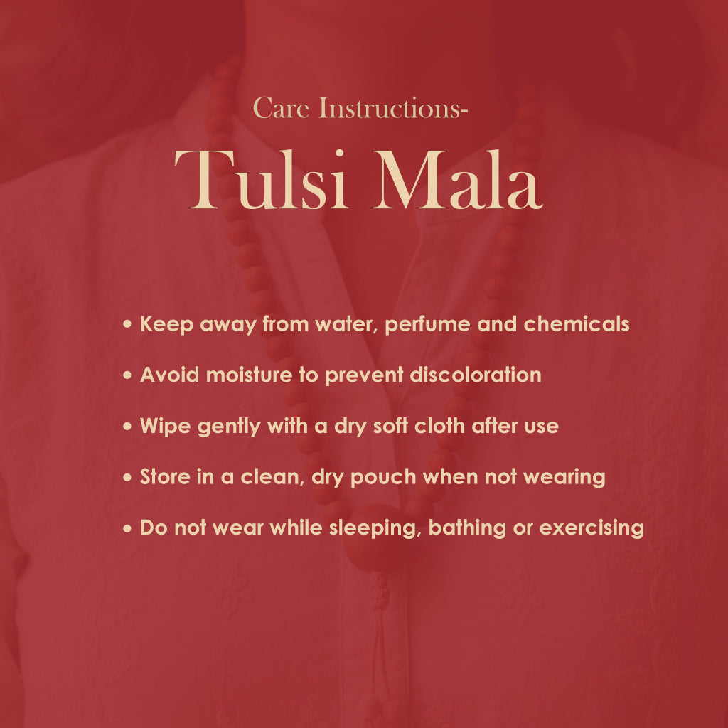 100% Original Tulsi Kanthi Jap Mala (9-10mm)