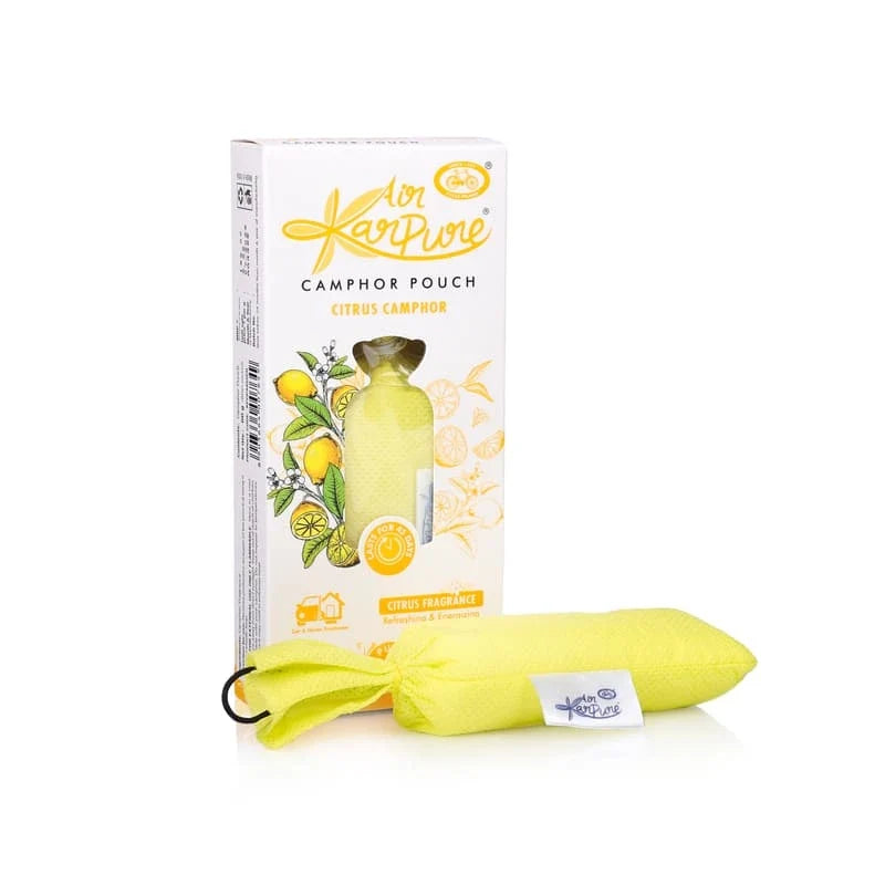Camphor Pouch Combo Oudh Citrus & Thyme Fragrance Diffuser