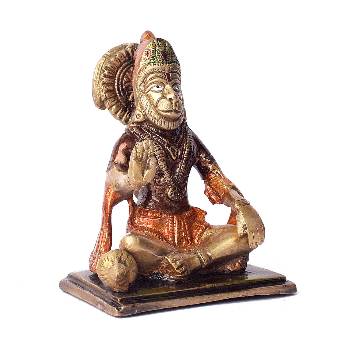4.3 Inch Brass Hanuman Idol