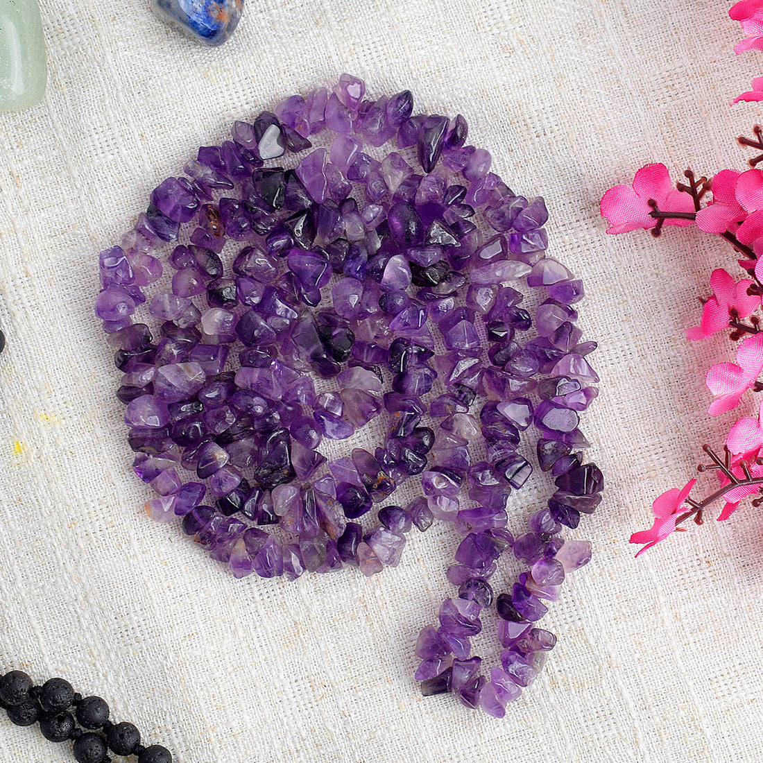Amethyst Crystal Necklace for Chakra Healing & Spiritual Balance