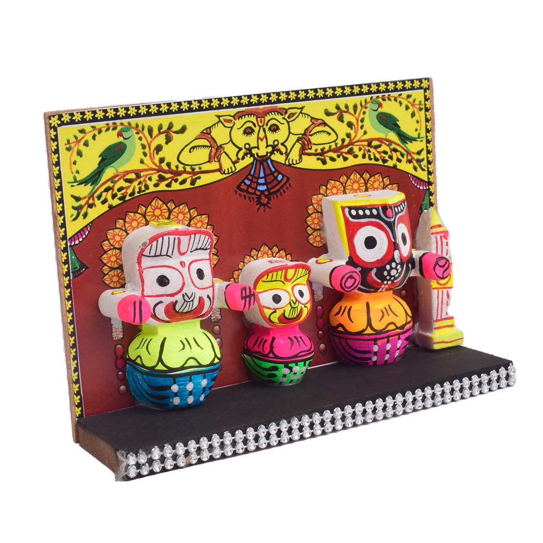 Compact Wooden Jagannath Murti
