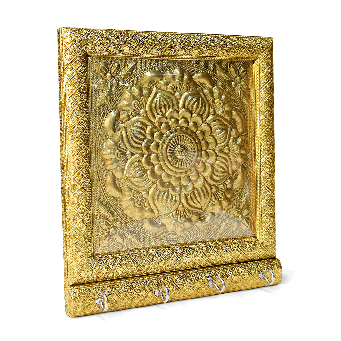 Cultural Impressions: Embossed Meenakari Key Organizer
