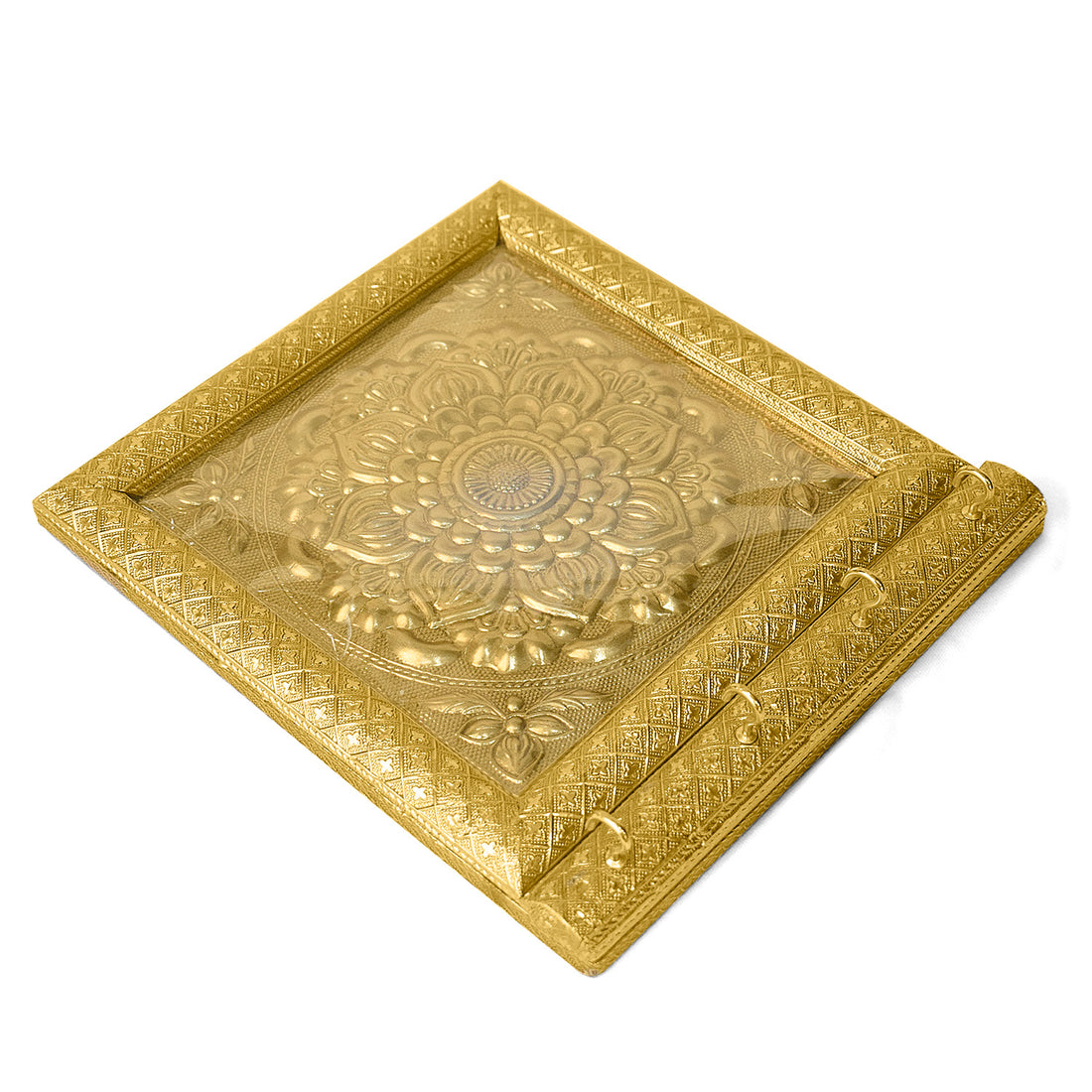 Cultural Impressions: Embossed Meenakari Key Organizer