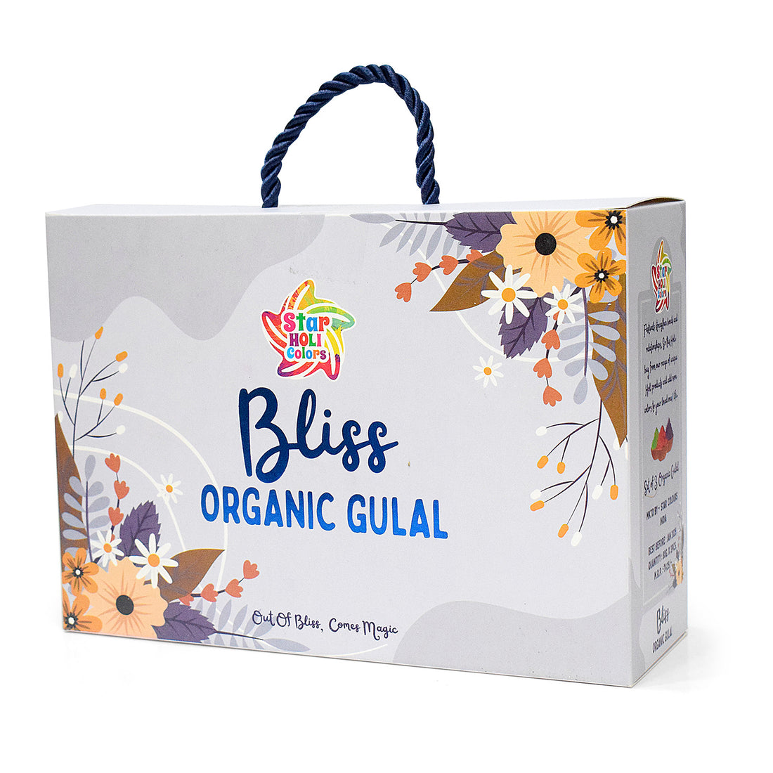 Bliss Organic Gulal Holi Colors Set of 3