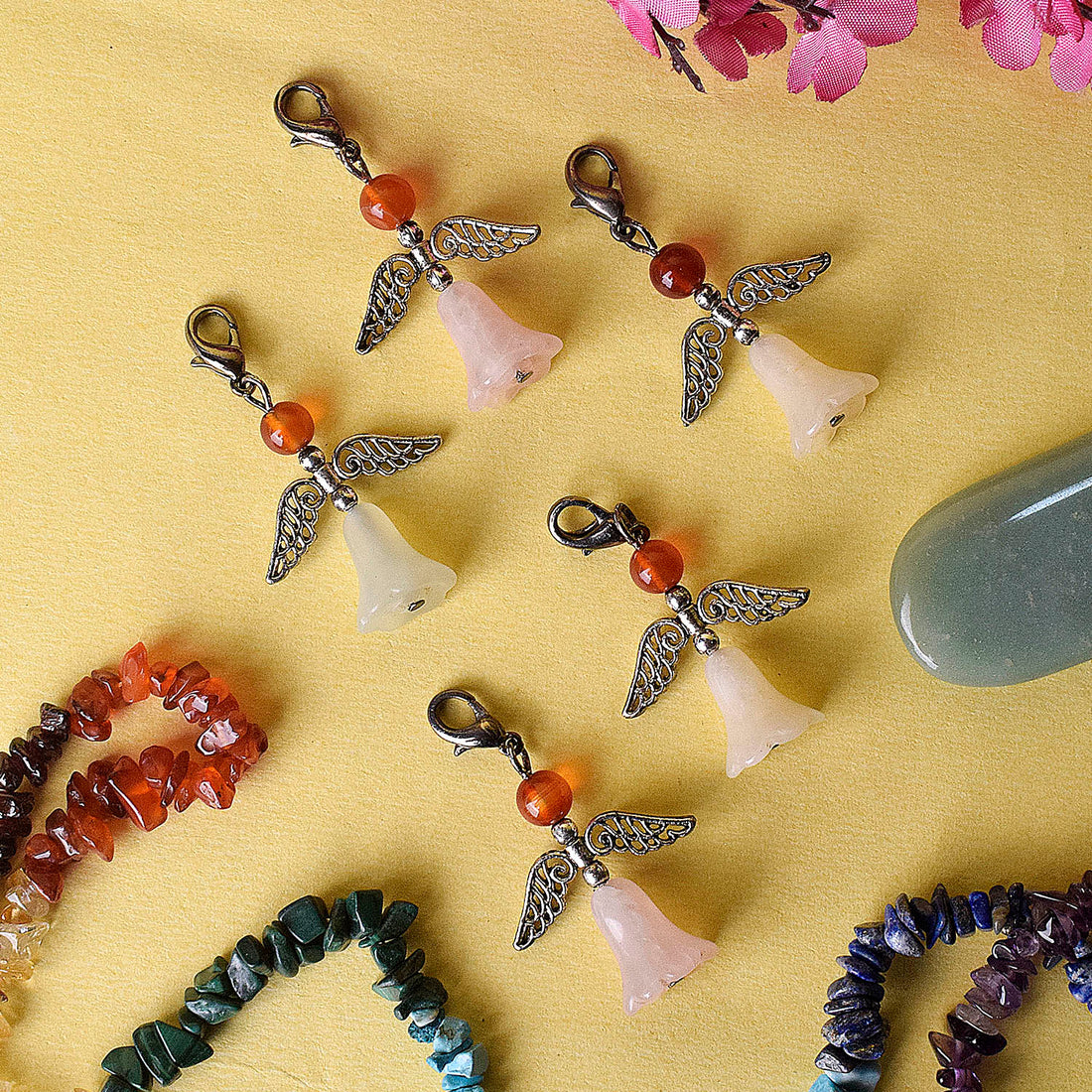 Adorable Crystal Angel Pendant