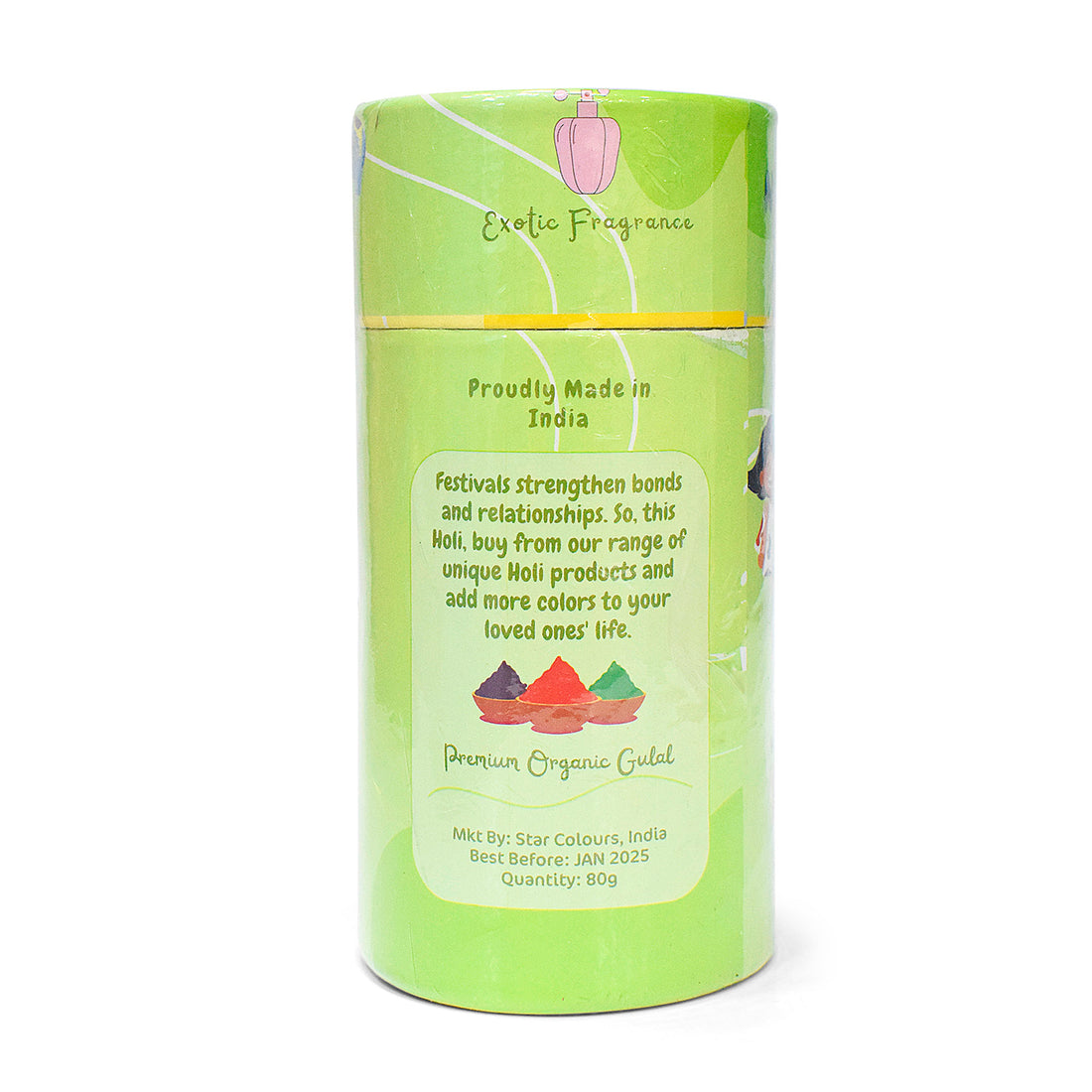 Bliss Organic Gulal Holi Colors Set of 3