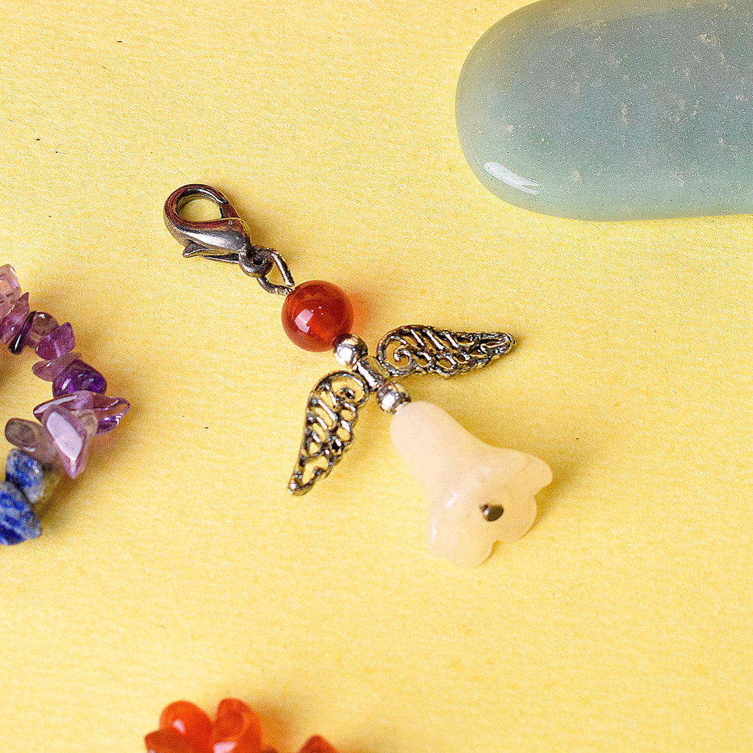 Adorable Crystal Angel Pendant