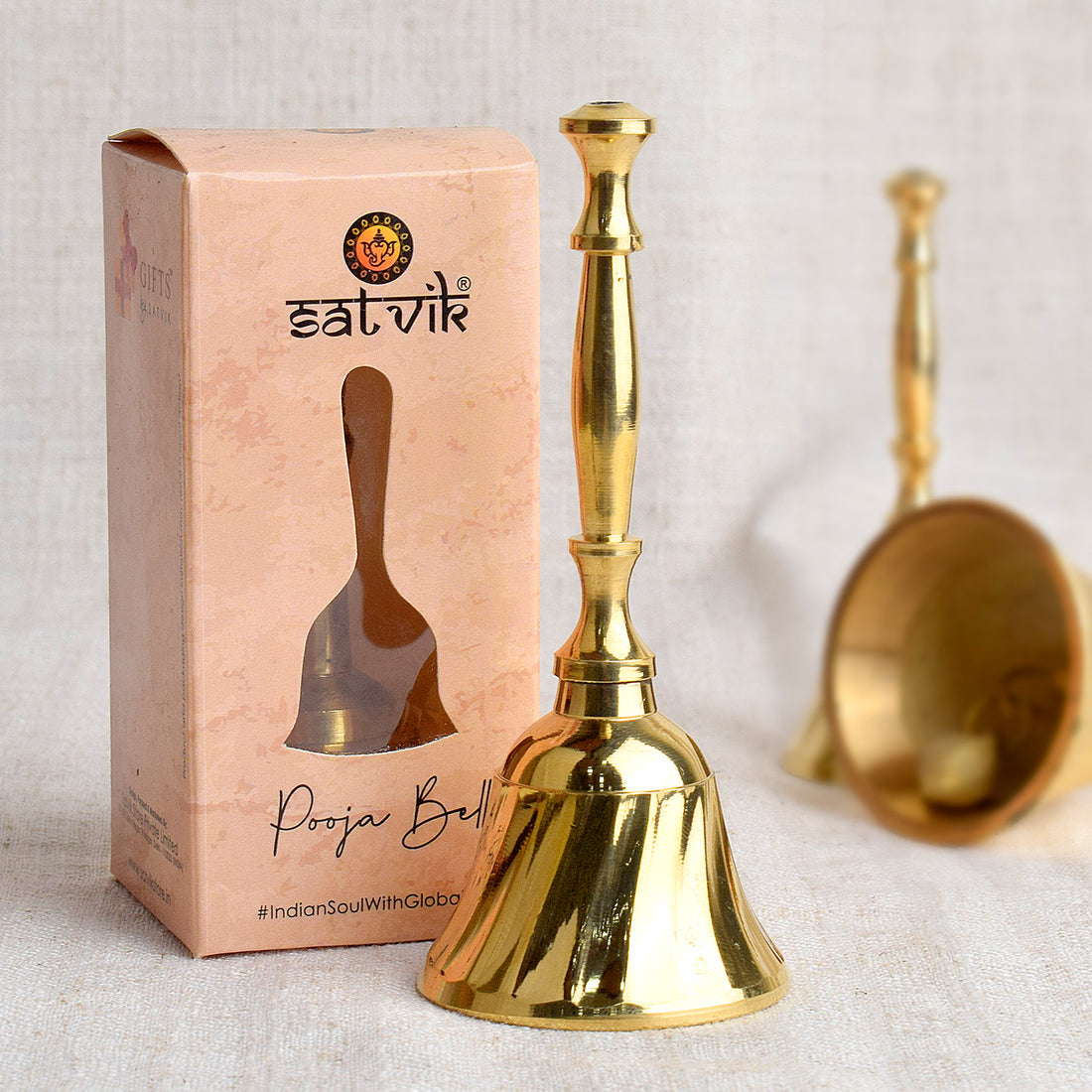 Prepossessing Brass Pooja Bell/Ghanti