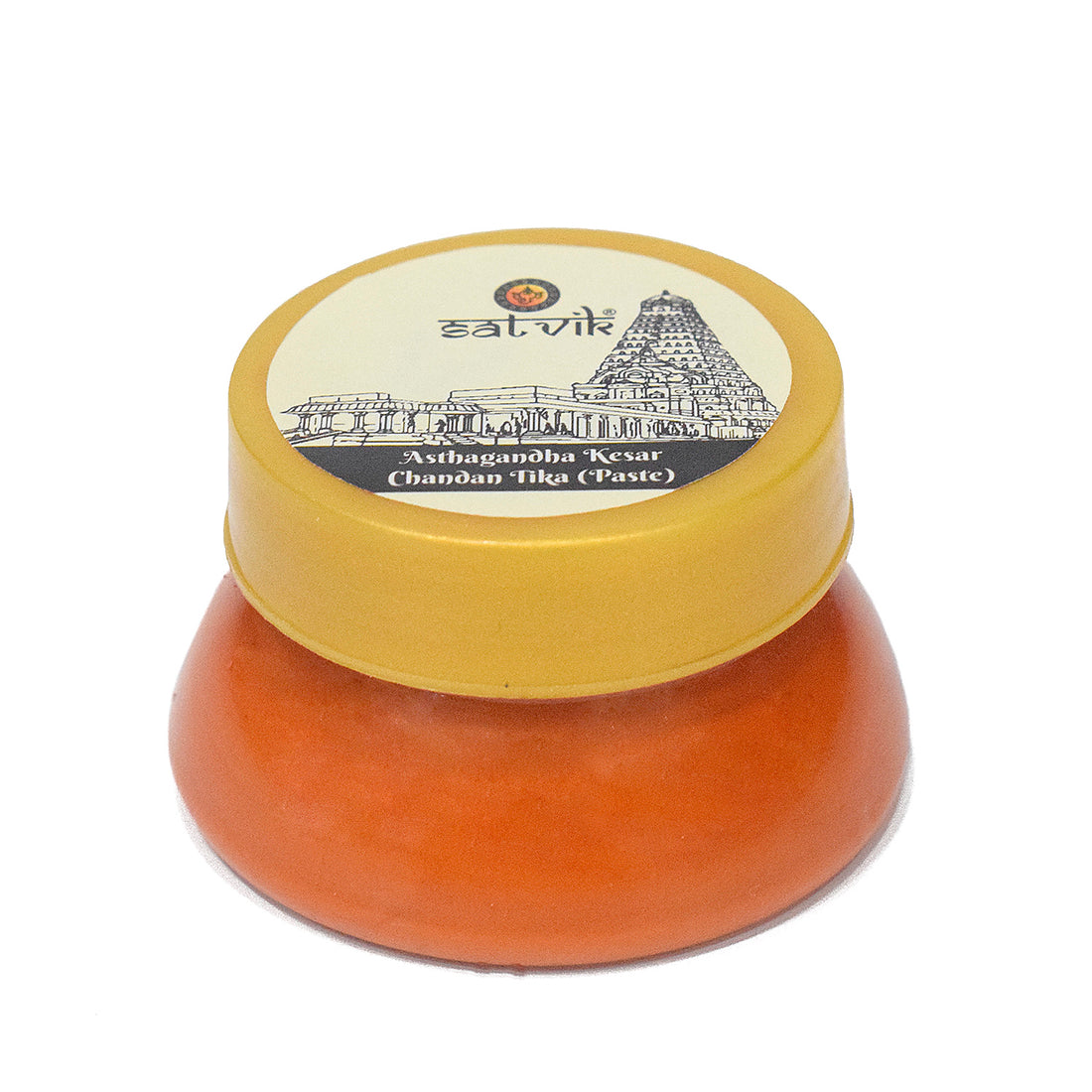 Ashtagandha Kumkum Chandan Tika Paste (Chandan Tilak)