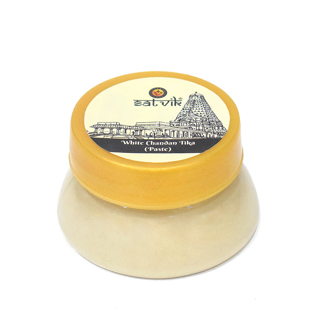 White Chandan/Gopi Chandan Tika Paste (Safed Chandan Tilak)